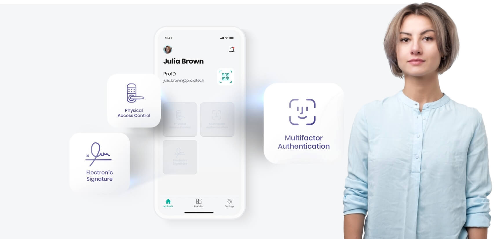 ProID multi-factor authentication platform interface